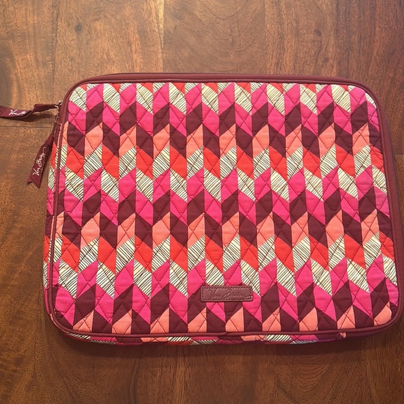 VERA BRADLEY Bohemian Quilted Chevron Laptop Padded Sleeve LIKE NEW! - Picture 7 of 9